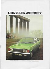 1978 chrysler avenger for sale  NEWMARKET