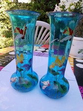 Paire vases verre d'occasion  Meaux