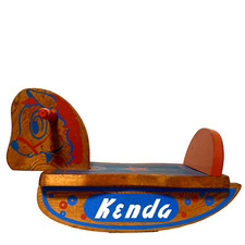 Cavalo de balanço de madeira manchado: vintage Detko década de 1960 "KENDA" ~EXCELENTE ESTADO!~ comprar usado  Enviando para Brazil