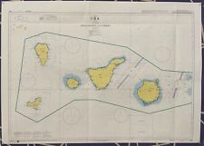 Usado, Ammiragliato 1861 North Atlantico Oceano Islas Canarias Gran A El Hierro Mappa comprar usado  Enviando para Brazil