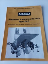 Prospectus tracteur planteuse d'occasion  Lys-lez-Lannoy