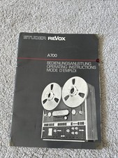 Studer revox a700 for sale  LONDON