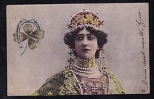 Cartolina donna principessa usato  Italia