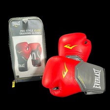 Luvas de MMA Ever-Last Pro Style Elite Boxing Training 16 oz # 2116 vermelho preto comprar usado  Enviando para Brazil