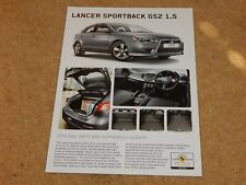 Mitsubishi lancer gs2 for sale  STOURPORT-ON-SEVERN