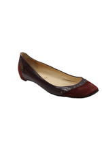 leather red flats ballet for sale  Hatboro