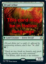 Mtg dryad arbor usato  Bari