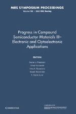 Progress in Compound Semiconductors III ? Electronic and Optoelectronic Applicat segunda mano  Embacar hacia Mexico