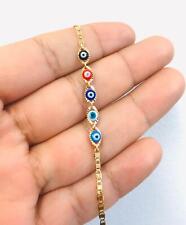 Usado, Bebê recém-nascido/crianças menino/menina pulseira folheada a ouro olho mau, Pulsera Para Bebe  comprar usado  Enviando para Brazil