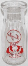 Vintage milk bottle for sale  Clinton