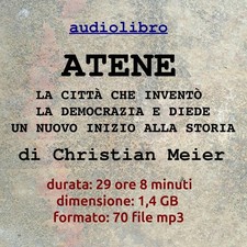 Audiolibro mp3 atene usato  Trivignano Udinese
