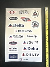Folha adesiva decalque Delta Air Lines 100 anos aniversário 2025 CES Las Vegas comprar usado  Enviando para Brazil