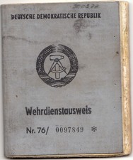Wehrdienstausweis ddr interess gebraucht kaufen  Ammersbek