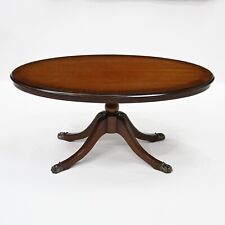 Oval pedestal coffee for sale  HALSTEAD