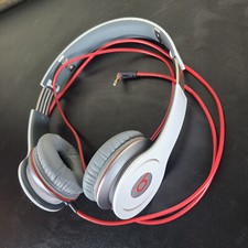 Fones de ouvido supra-auriculares Beats by Dre Solo HD com fio - Branco e vermelho - Funcionamento testado comprar usado  Enviando para Brazil