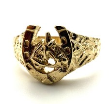 9ct gold horseshoe for sale  MANCHESTER