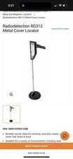 Radiodetection rd312 precision for sale  HARWICH