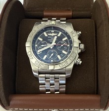 Breitling Chronomat AB0110 - Mostrador preto - Bom funcionamento contras - Com caixa - $9K MSRP comprar usado  Enviando para Brazil
