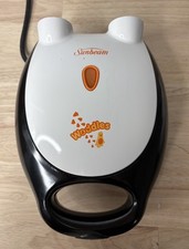 Máquina de waffle Sunbeam Woddles 2004 raras petiscos de pinguim assar sobremesas, usado comprar usado  Enviando para Brazil