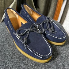 Usado, Novo em folha Polo Masculino Ralph Lauren Marinha Millard Camurça Sapato Barco UK10 EU44 RRP £145 comprar usado  Enviando para Brazil