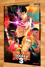 1998 Tekken 3 pôster muito raro dupla face 80x55cm PlayStation 1 jogo de arcade comprar usado  Enviando para Brazil