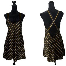 Vestido Feminino Victoria's Secret Collection S Preto Listrado Dourado Costas Abertas comprar usado  Enviando para Brazil