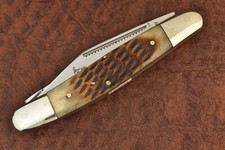 Faca FROST TALHERES JIGGED GREEN BONE WRANGLER STOCKMAN 1980 JAPÃO (12500) comprar usado  Enviando para Brazil