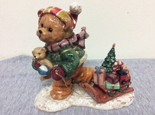 Porcelain christmas teddy for sale  Gainesville