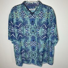 Usado, Camisa de acampamento Tommy Bahama ponta de coco estampa floral palma SS 3XL/XXXL nova comprar usado  Enviando para Brazil