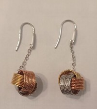 Orecchini giode bronzo usato  Cirie