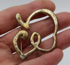 Broche vintage coeurs d'occasion  France