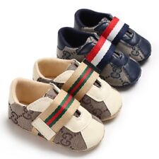 Sapatos de bebê de lona clássicos bebê menino menina sola macia tamanho 1 e 3 (0-18 meses) comprar usado  Enviando para Brazil