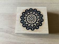 Holz stempel blume gebraucht kaufen  Rastede