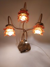 Lampe feuilles laiton d'occasion  Pontigny