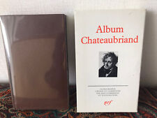 Pléiade album chateaubriand d'occasion  La Rochelle