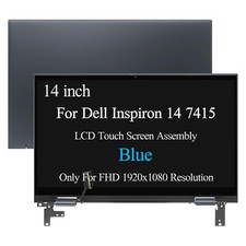 Tela sensível ao toque LCD 14,0" FHD conjunto superior completo para Dell Inspiron 14 7415 2 em 1, usado comprar usado  Enviando para Brazil