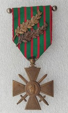Croix guerre 1914 d'occasion  Plombières-lès-Dijon