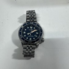 Relógio de mergulho Citizen 200M Japão Movt Promaster mostrador azul Eco-Drive luminoso, usado comprar usado  Enviando para Brazil