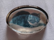 Vintage cat paperweight for sale  HORNCHURCH
