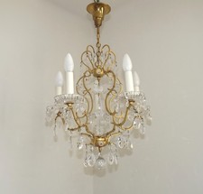 Lustre cage cristal d'occasion  Plœuc-sur-Lié
