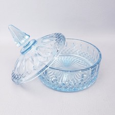 Candy dish blue for sale  Schoolcraft