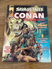 Usado, Savage Tales Feat. Revista Conan The Barbarian 4 Marvel Comics Adams 1 J339 comprar usado  Enviando para Brazil