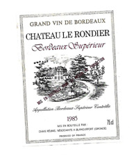 Etiquette vin château d'occasion  Royan