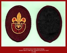 Boy scouts senior for sale  WHITBY