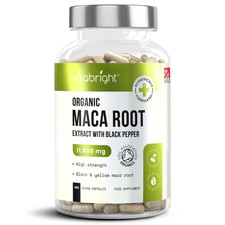 Cápsulas orgânicas de extrato de raiz de maca de alta resistência 11.000mg - 180 = fornecimento para 3 meses comprar usado  Enviando para Brazil