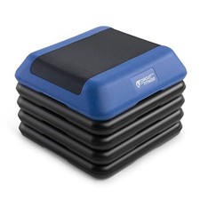 CIRCUITO FITNESS POR MARCY 16 X 16 POLEGADAS PLATAFORMA AERÓBICA PASSO 4RISERS, AZUL comprar usado  Enviando para Brazil