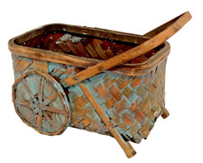 Woven wicker basket for sale  Medford