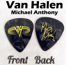 Usado, 1 palheta de guitarra Van Halen Michael Anthony novidade assinatura (WZ-Q17) comprar usado  Enviando para Brazil