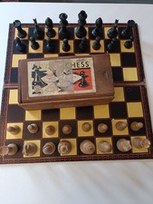 Vintage wooden chess for sale  HULL