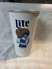 Copos de alumínio Miller Lite 16 oz -Milwaukee Brewers comprar usado  Enviando para Brazil